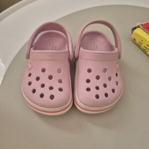 Pink Crocs